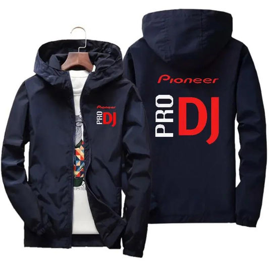 2024 New Men Casual Hooded Bomber Jacket Spring And Autumn Pioneer DJ Hip Hop L image 0