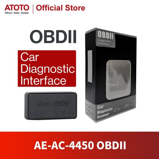 ATOTO OBD2 Scanner Bluetooth For Android Car Diagnostic Tool Check Engine Adapt image 0