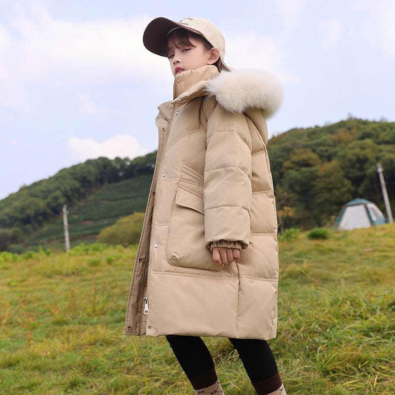 2024 Winter warm Down jacket kids toddler girl clothes Girls clothing Thicken P image 2