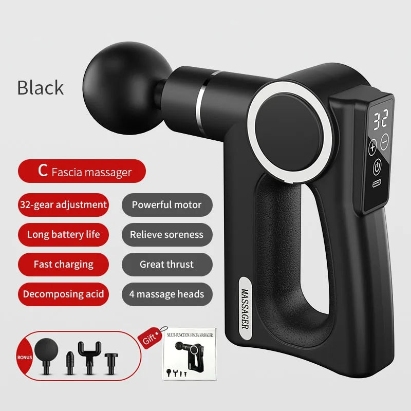 Mini Fascia Gun Vibration Massage Portable Small Massager Muscle Relaxation Bod image 7