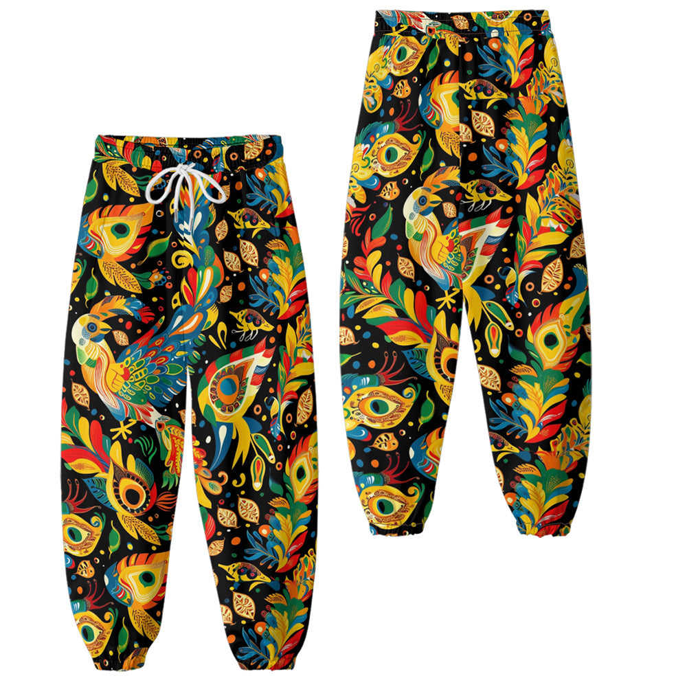 2024 New Men's Spring/Fall casual fashion style sports pants 3D printed Vintage image 5