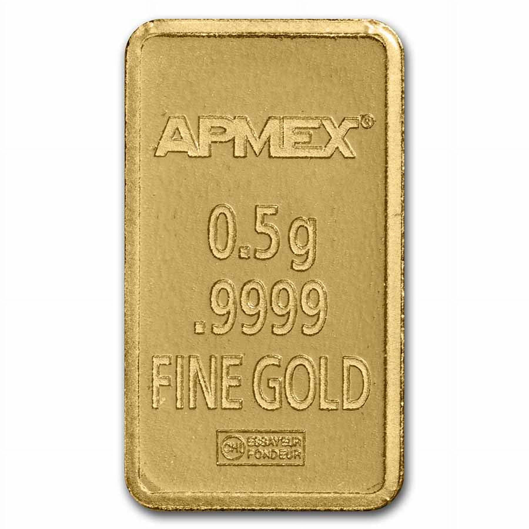 1/2 gram Gold Bar - APMEX (In TEP) image 2