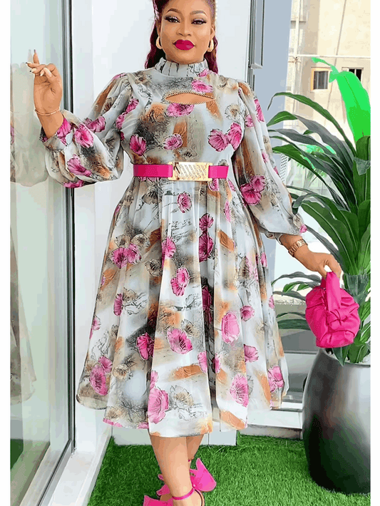Elegant African Dresses for Women 2024 New Spring Summer Fashion Africa Clothin image 0