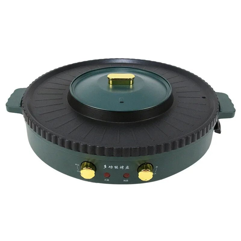 Rinse and roast integrated electric hot pot barbecue barbecue pot barbecue oven image 0