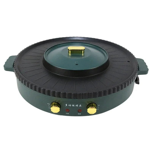 Rinse and roast integrated electric hot pot barbecue barbecue pot barbecue oven image 0