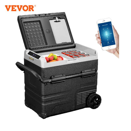 VEVOR 45L 55L 75L 95L Car Refrigerator Portable Compressor Freezer Fridge Dual image 0