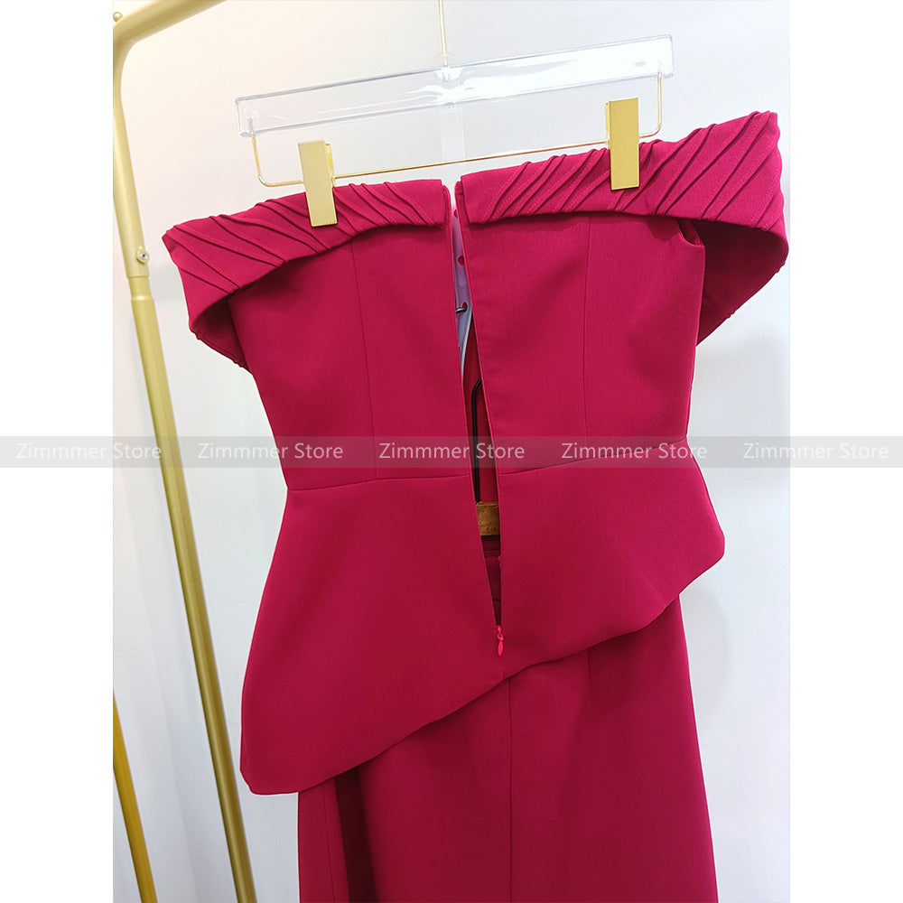 Vietnam niche 24 years new senior sense of A-line solid color elegant temperame image 6