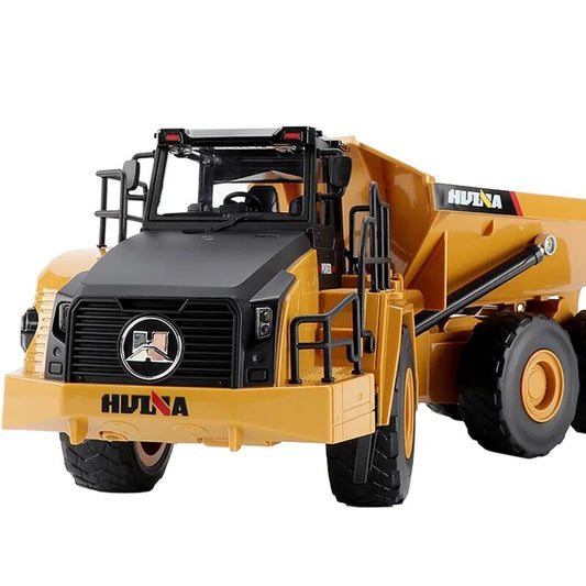 1/24 Scale 9CH HUINA 1568  Radio Control Articulated Dump Truck Model For Over image 0