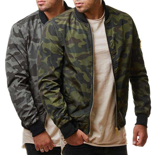 DIMUSI Spring Autumn Men's Camouflage Jackets Male Coats Camo Bomber Jacket Man image 0