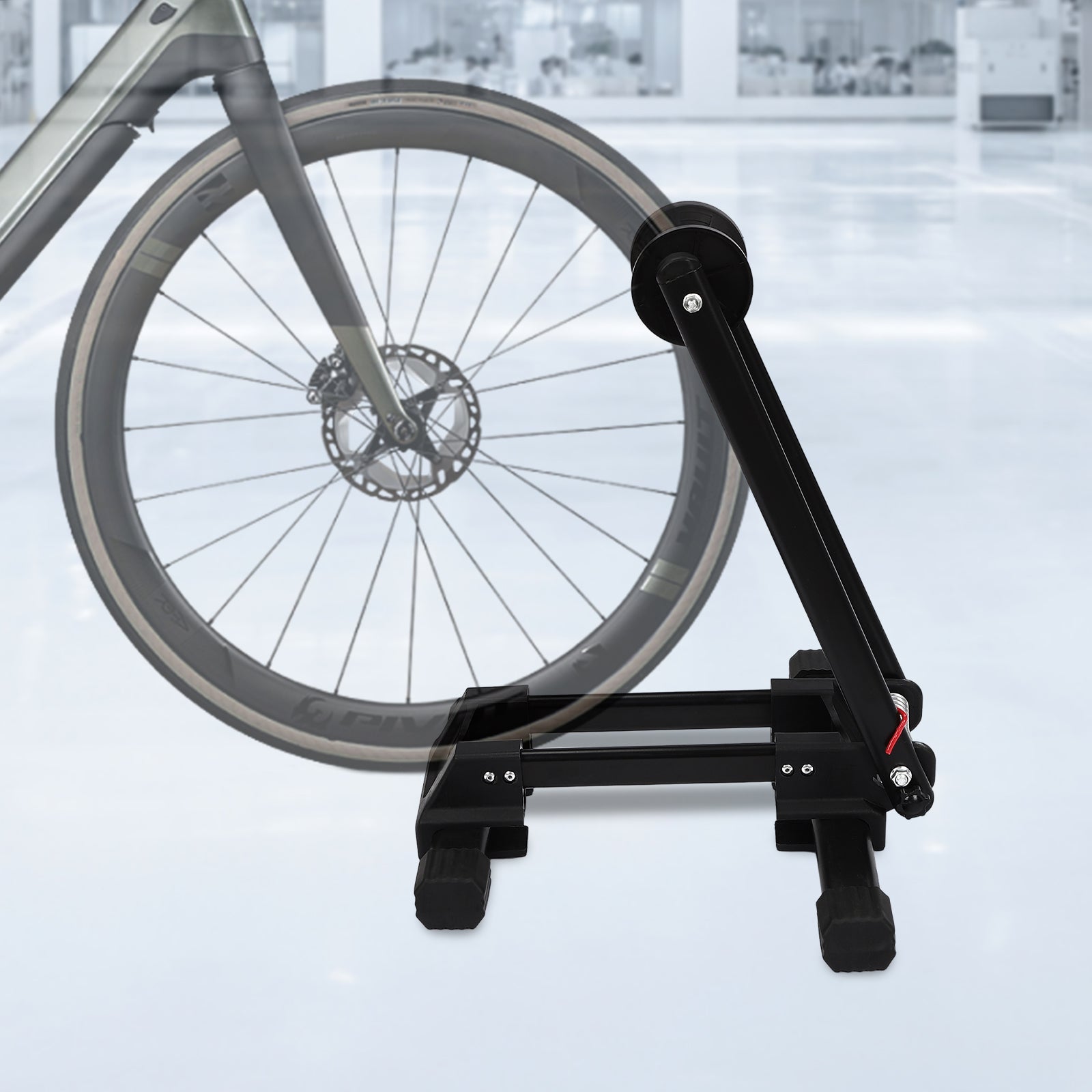 Bike Floor Parking Rack for Kinds of Bicycles and Mountain Bikes Load Bearing C image 4