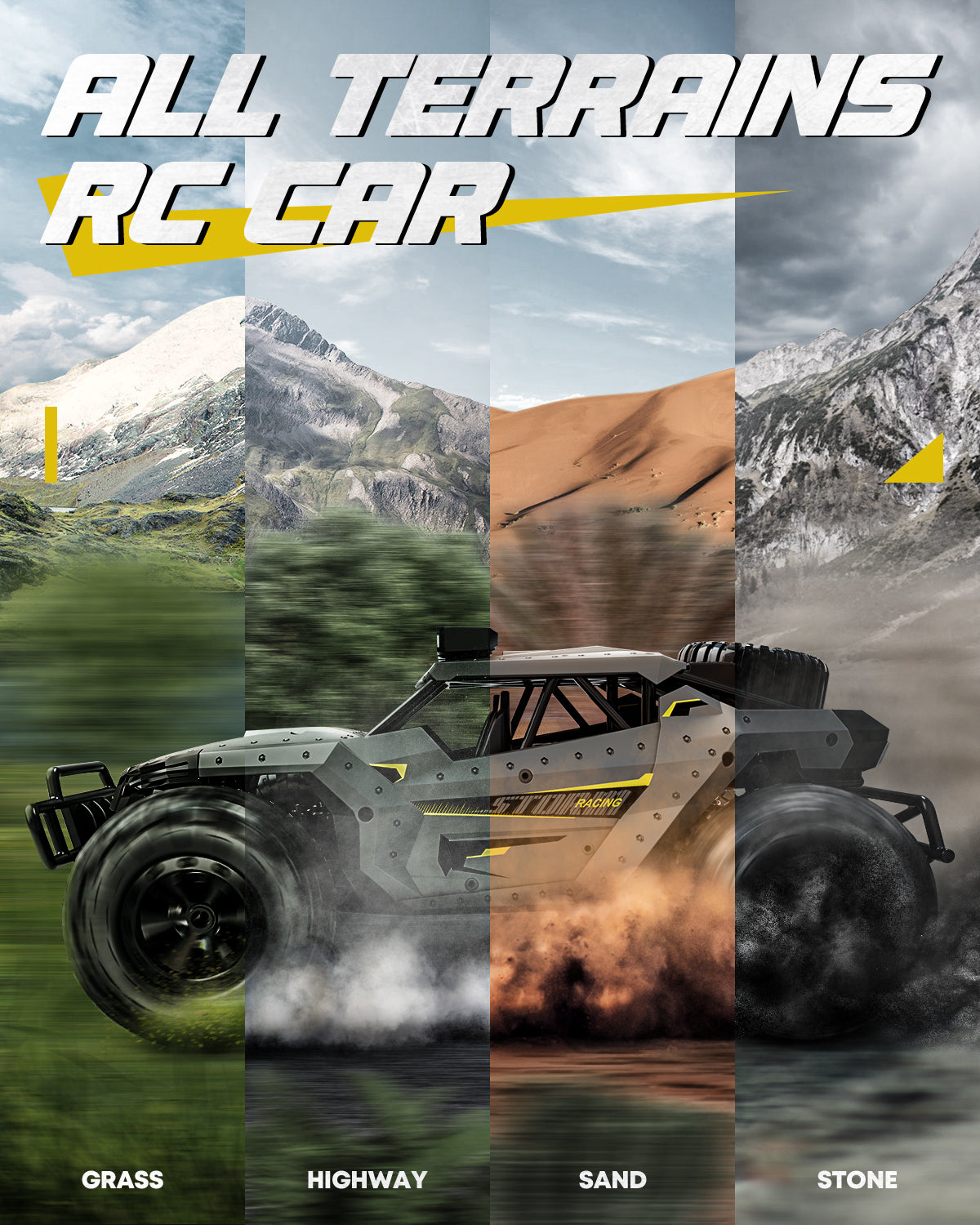 Remote Control Car, 1:16 Scale 25 Km/h Fast RC Cars for Adults,2.4GHz Off Road image 4
