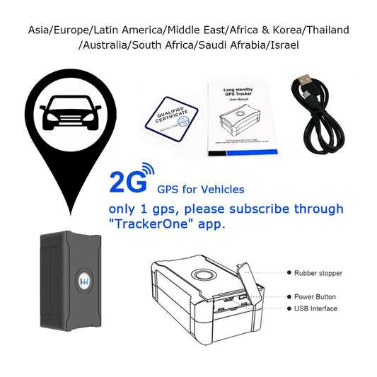 5m Accuracy GPS Tracker APP Remote Tracking Vehicle Anti-theft for Car Truck Mo image 0