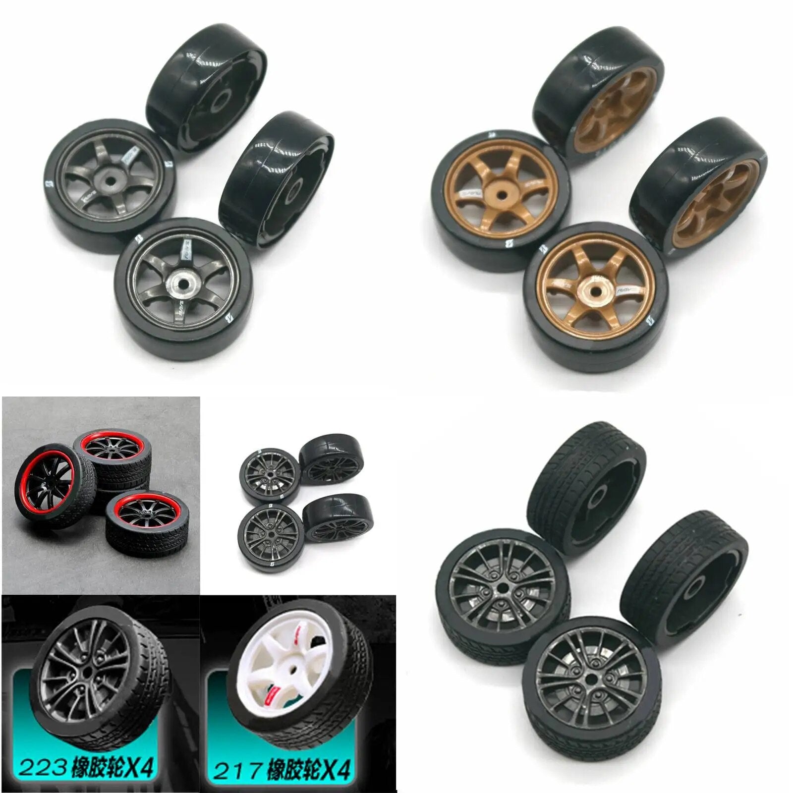 4PCS 1/16 Sports Car High Speed RC Wheel Hub Drift Racing Accessories for RC cr image 10
