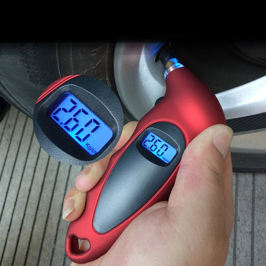 New Digital Tire Pressure Gauge Backlight LCD Tyre Air Monitoring Meter 150PSI image 0