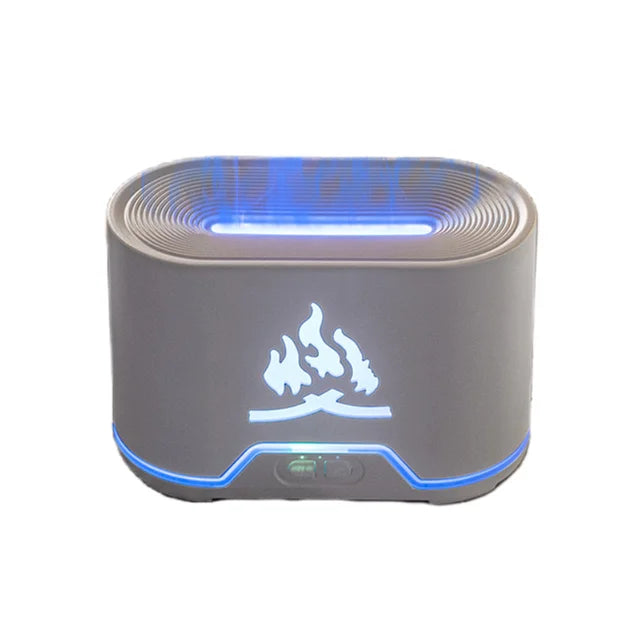 Remote Control USB Aromatherapy Diffuser,Simulated Flame Lamp,Air Humidifier image 2