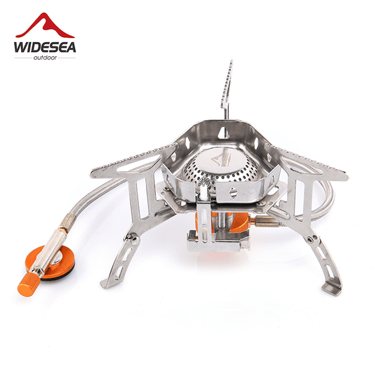 Widesea Camping Wind Proof Gas Burner Outdoor Strong Fire Stove Heater Tourism image 0