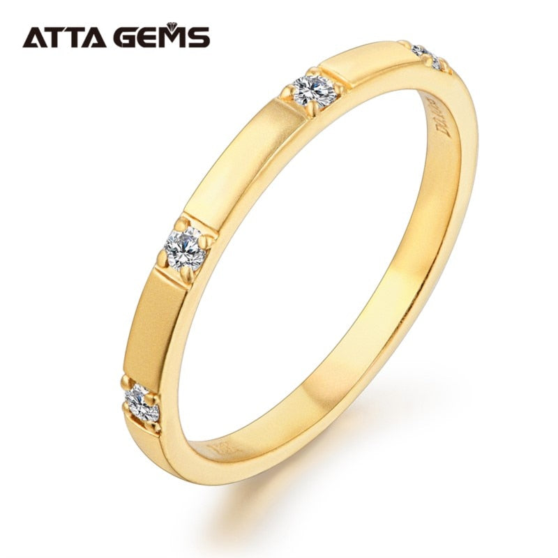 Round Cut D Color VVS1 Moissanite 18K Yellow Gold Plated Engagement image 0