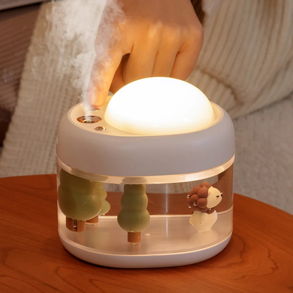 Cute 2024 2024 For Large Capacity Portable Humidifier USB Charging 2000mAh Batt image 9