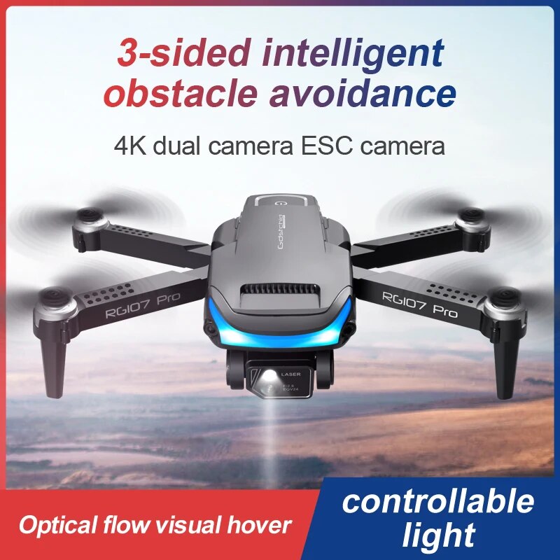 2023 RG107 Mini Drone Obstacle Avoidance HD drone 4k profesional Dual Camera Op image 6