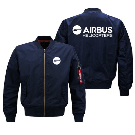 Outdoor Military Airbus Helicopter Aviation Pilots Ma1 Bomber Flight Jacket Coa image 0