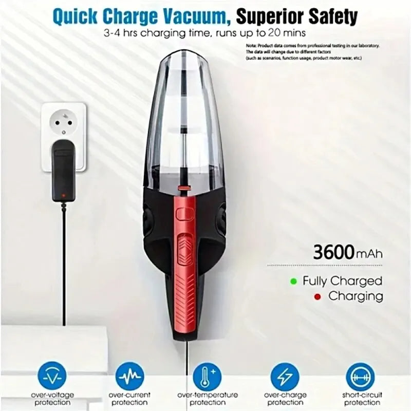 Wireless Vacuum Cleaner Powerful Suction Rechargeable Handheld Vacuum Cleaner Q image 5