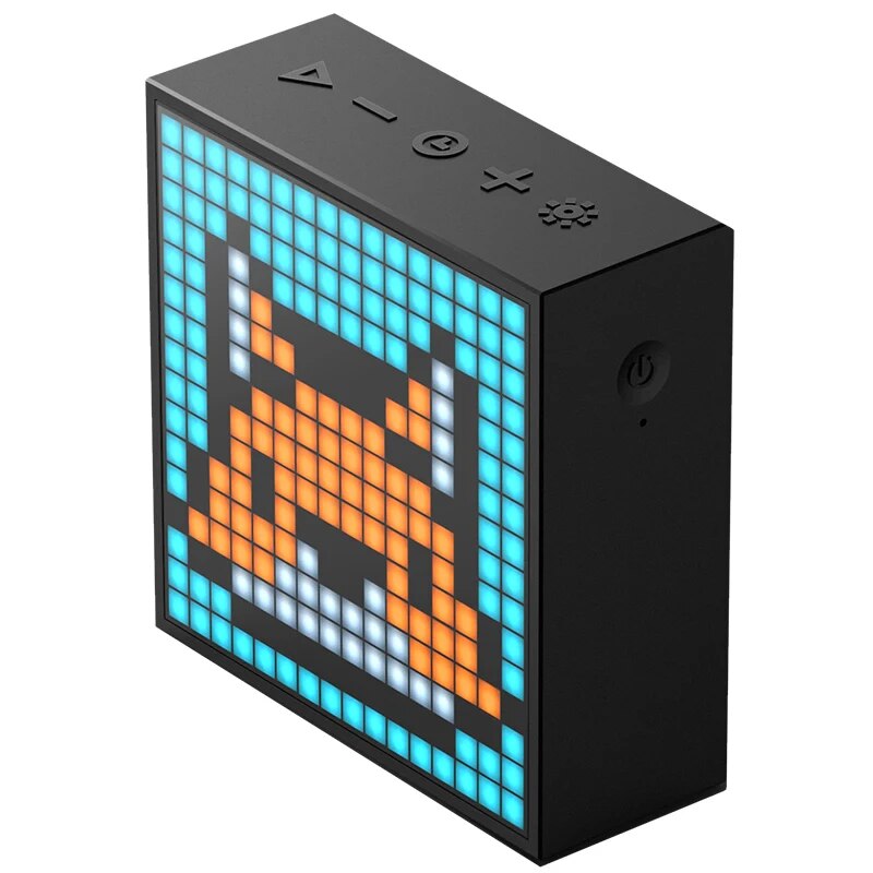 Divoom Timebox Evo Bluetooth Portable Speaker with Clock Alarm Programmable LED image 1
