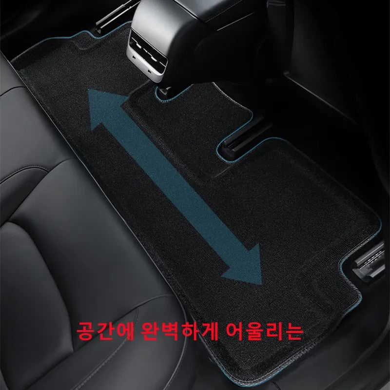 Futhope Floor Mats Black Pad For Tesla Model 3 Y 2020-2023 Custom Waterproof Ma image 6