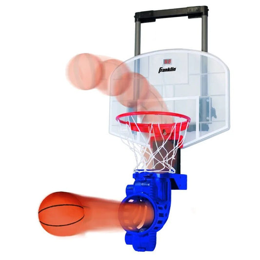 Sports Shoot Again Over The Door Mini Basketball Hoop With Rebounder and Automa image 0