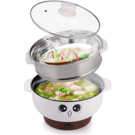 4-in-1 Multifunction Electric Cooker Skillet Wok Electric Hot Pot FBoiled Egg S image 0