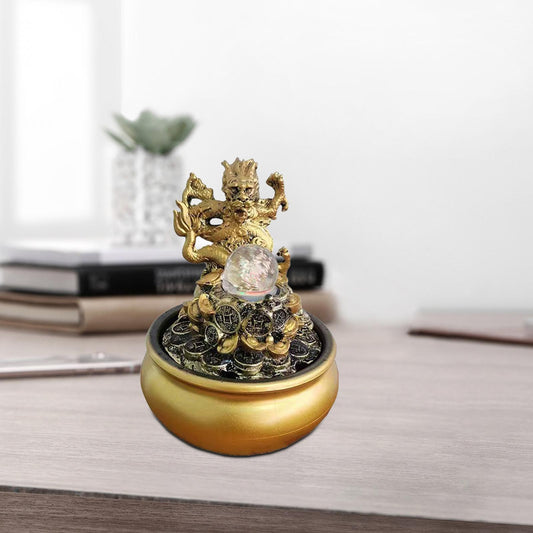 Indoor Water Fountains Tabletop Waterfall Table Ornament Feng Shui Tabletop Fou image 0