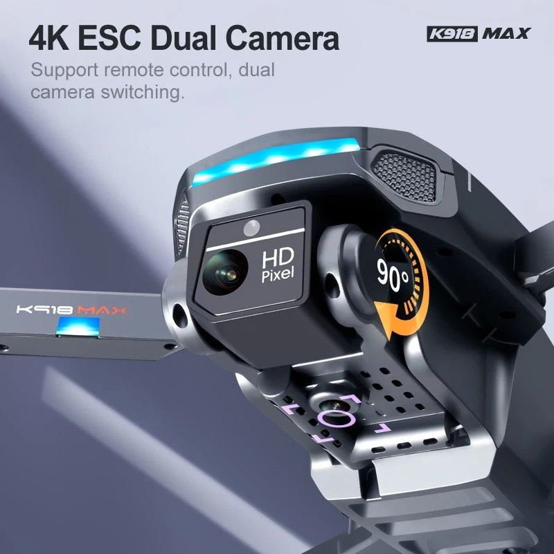 2023 New K918 MAX GPS Drone 4K Professional Obstacle Avoidance 8K DualHD Camera image 13