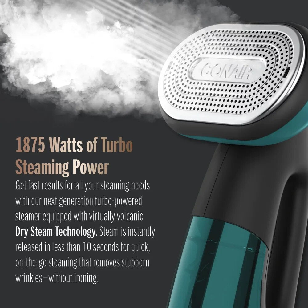 Turbo ExtremeSteam 1875 Watt Handheld Fabric, 2-in-1 Steam and Iron Garment Ste image 2