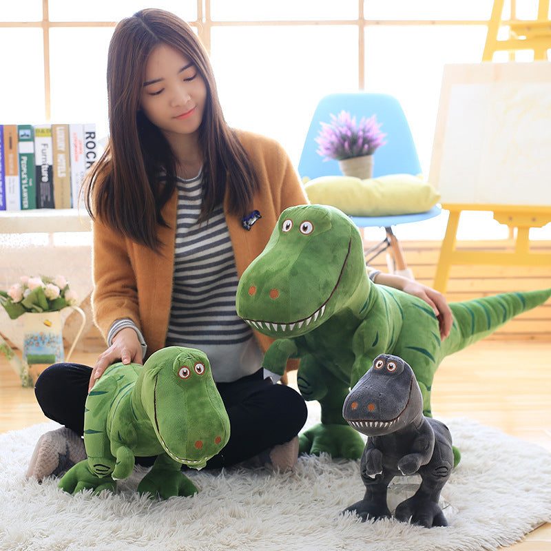 1pc 40-100cm New Dinosaur Plush Toys Cartoon Tyrannosaurus Cute Stuffed Dolls f image 4