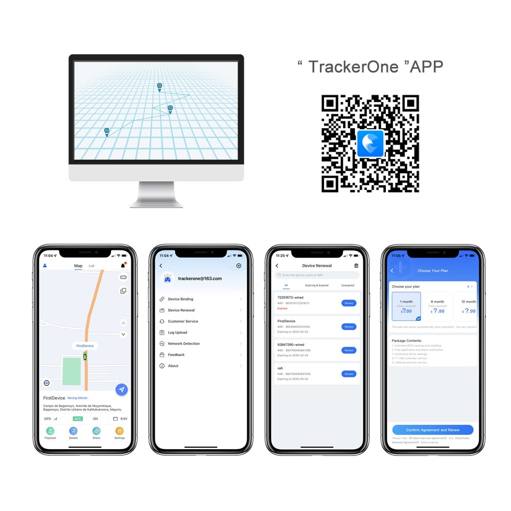 30 Days Long Last GPS Tracker No APN Setting Car Truck Taxi Tracking with Sim C image 6