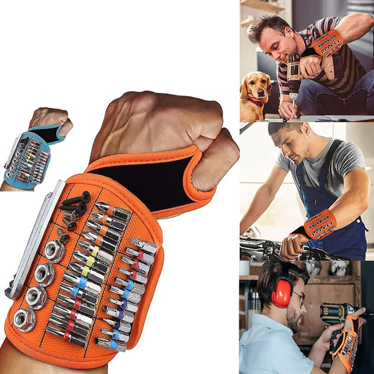 2pcs Magnetic Wristband with Super Strong Magnets ,Tool Belts with Strong Magne image 0