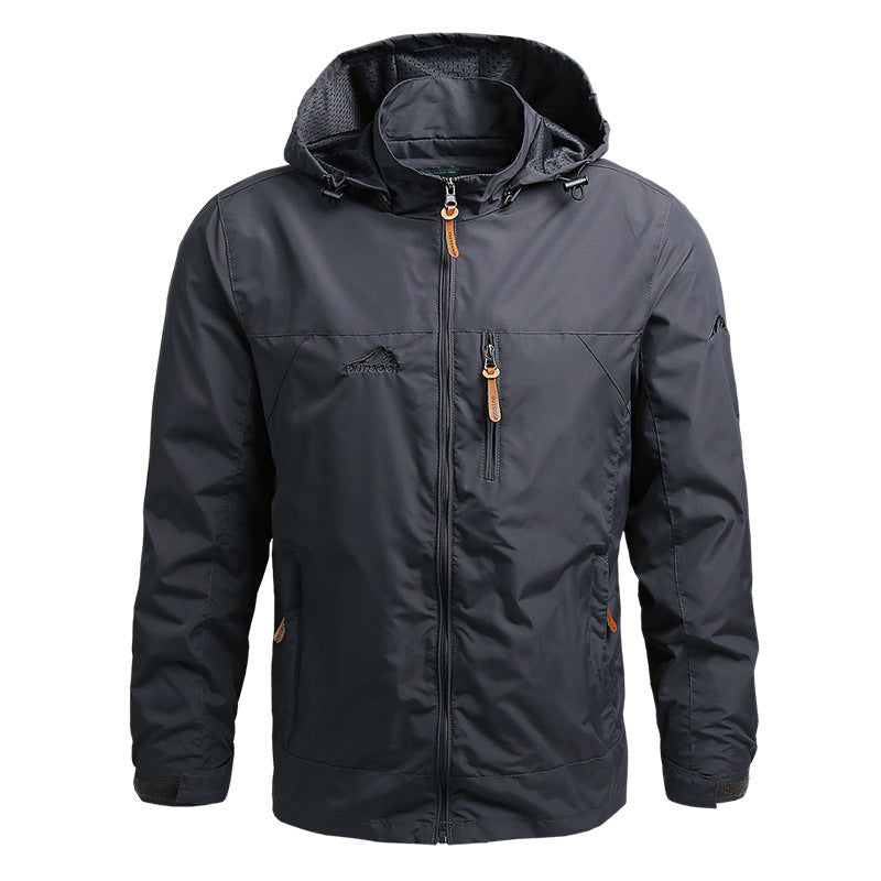 Men's Autumn Windbreaker Man Oversize Windshield Jacket Men Spring Coat Mens Ca image 0