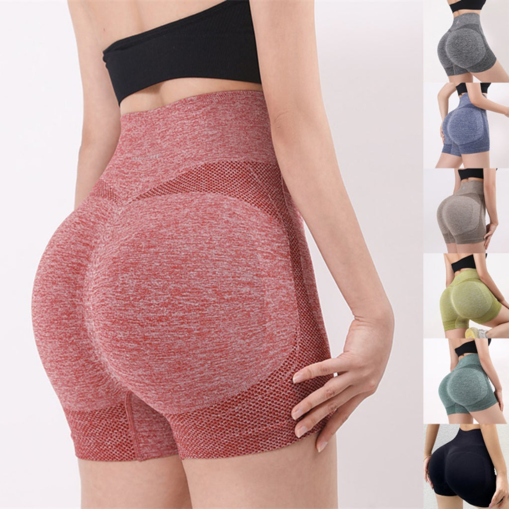 Women Yoga Shorts High Waist Workout Shorts Fitness Yoga Lift Butt Fitness Ladi image 0