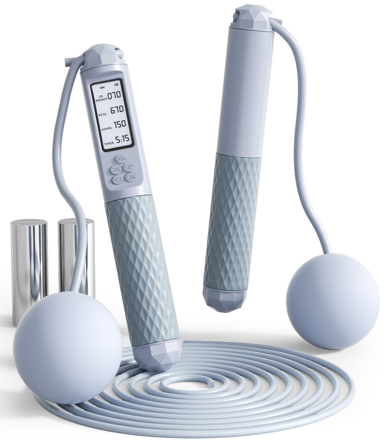 Counting Jump Rope ball Steel PVC Skipping Rope Exercise Adjustable Cordless ju image 1