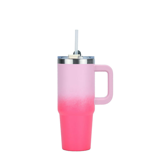 40OZ Stainless Steel Vacuum Insulated Bottle with Wide Spout Lid Tumbler with L image 0
