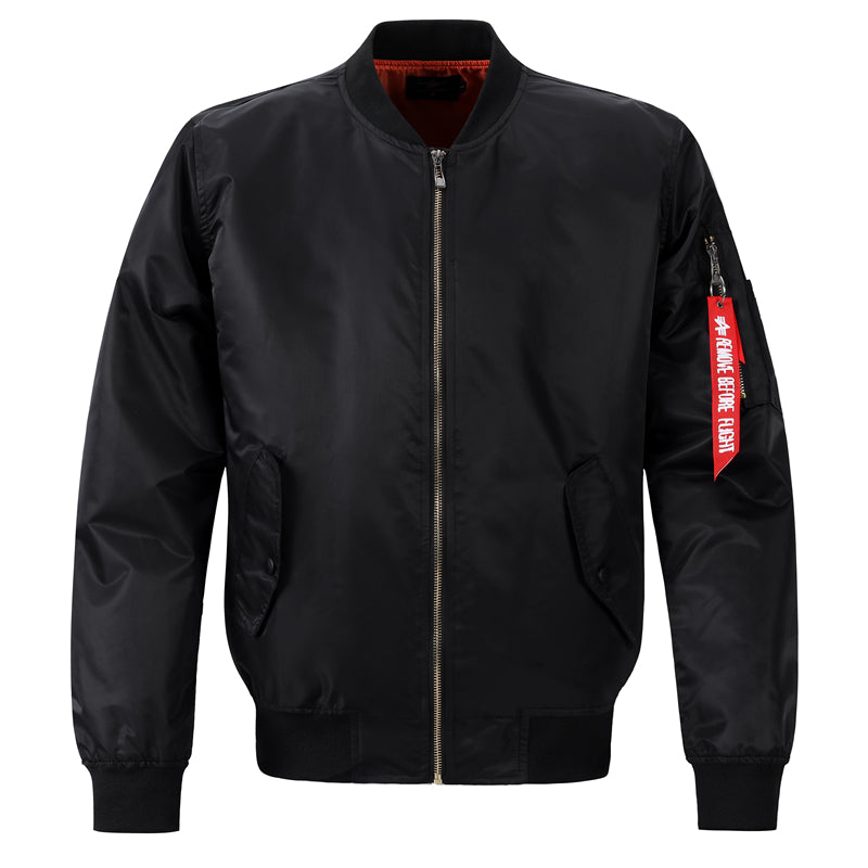 Men Jacket Autumn Winter Outdoor Thick Quality Nylon American Uniform Aviator U image 0
