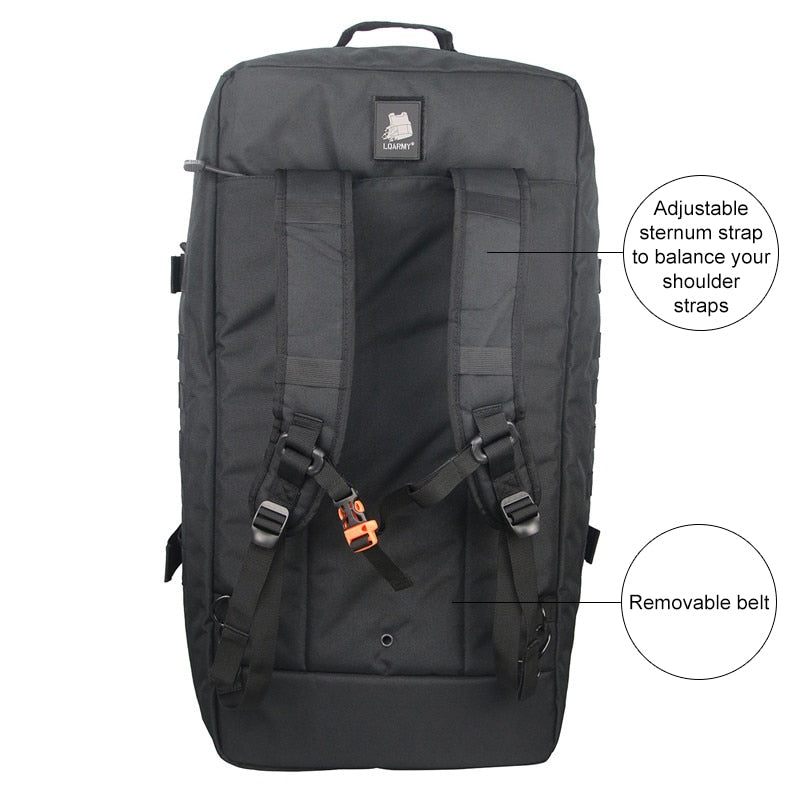 40L 60L 80L Waterproof Travel Bags Large Capacity Luggage Bags Men Duffel Bag T image 18