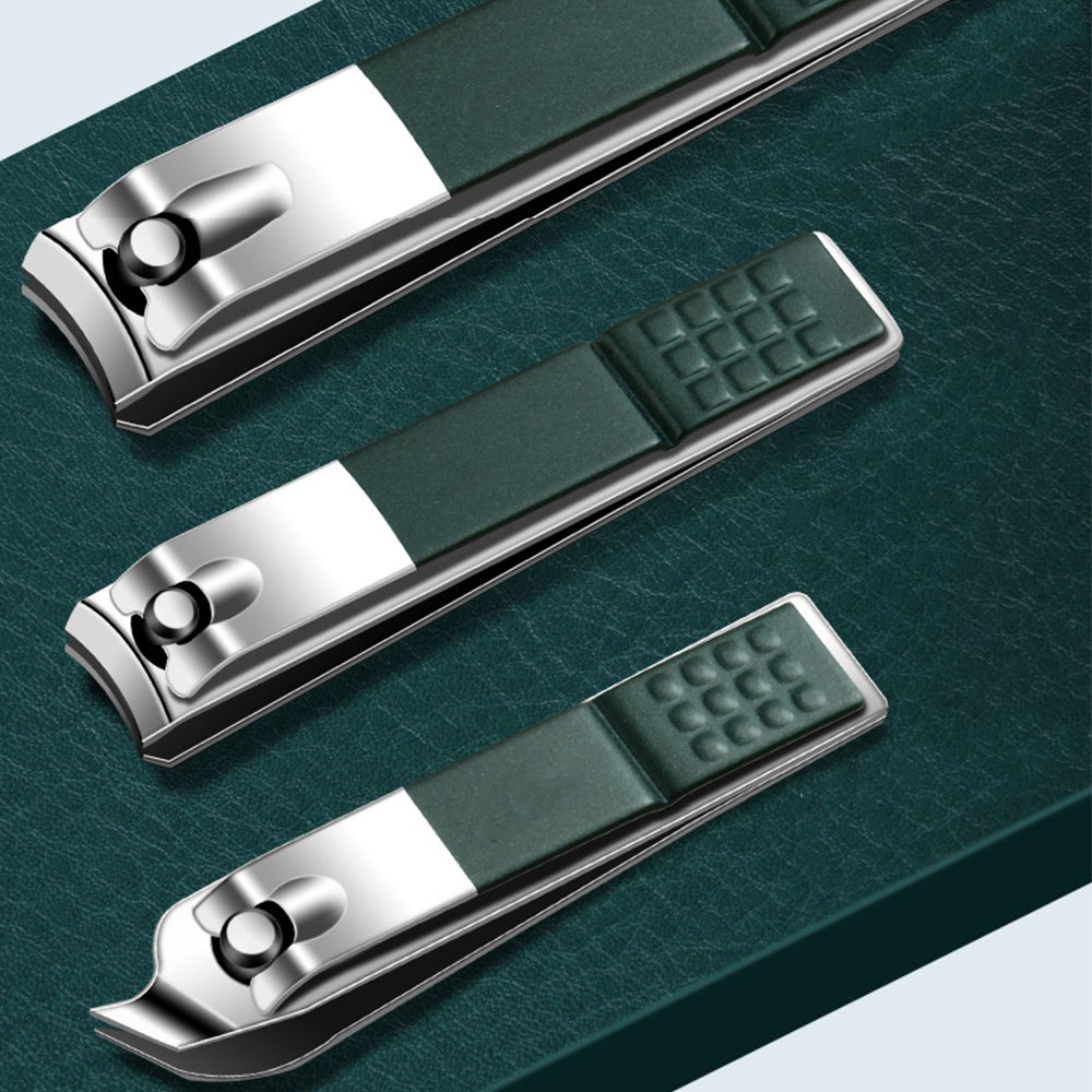 Stainless Steel Nail Clipper Set Grooming Tool Set With Portable Case Manicure image 7