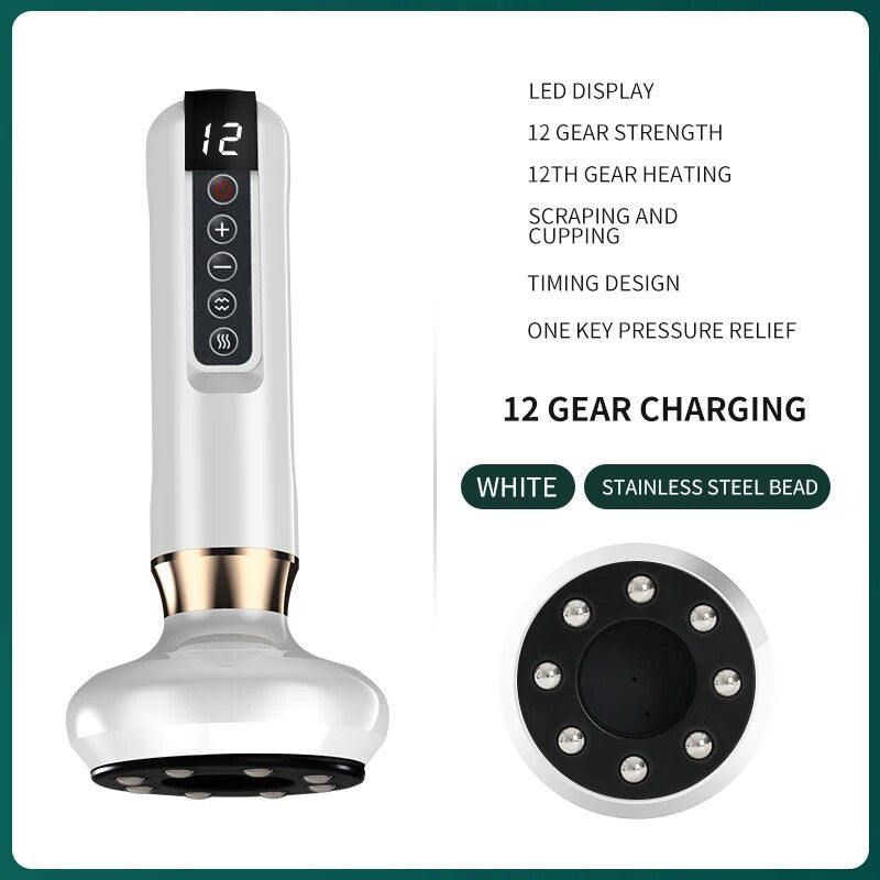 Scraping Infrared Heat Slimming Massage Tricolor Electric Scraping Instrument A image 8