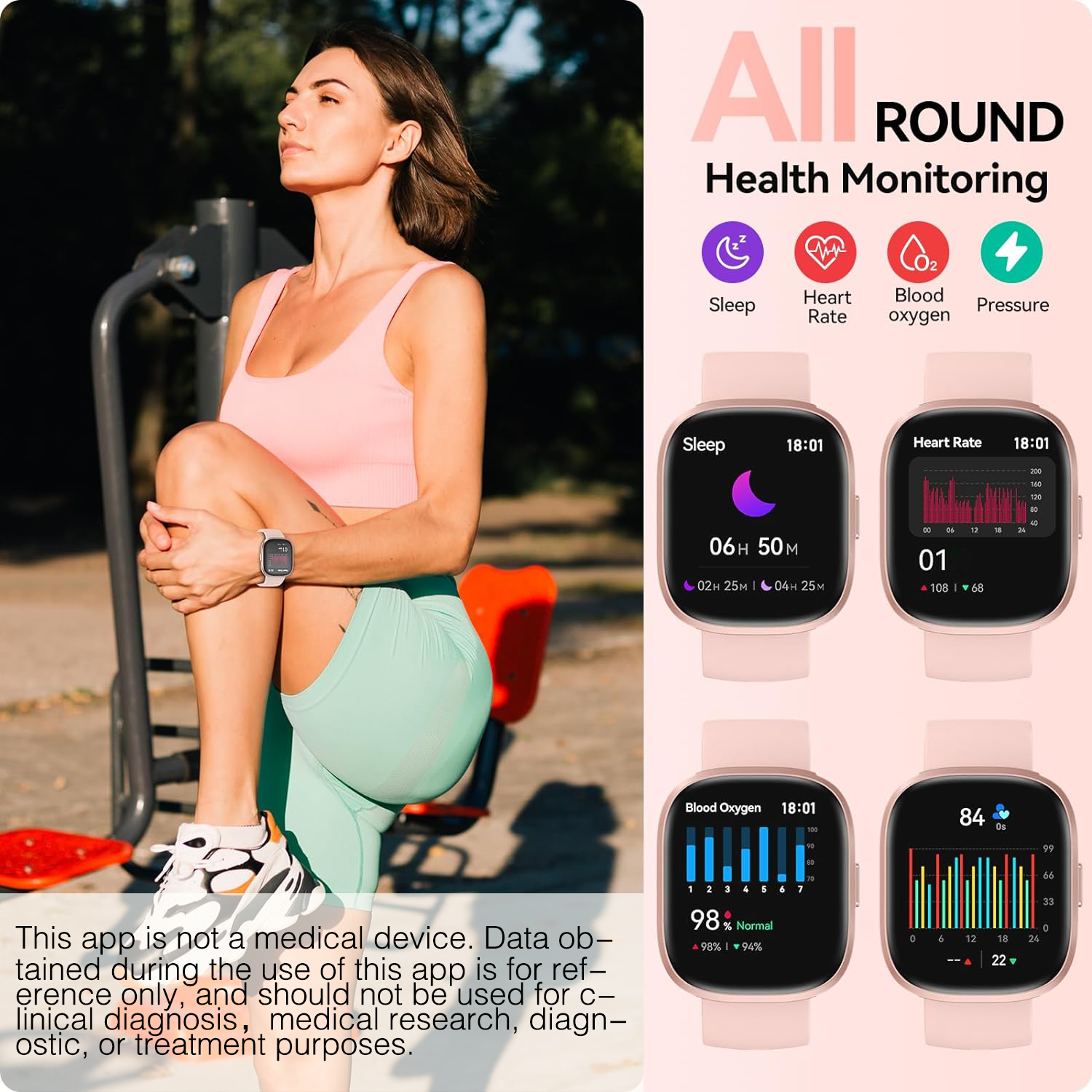 Smart Watch(Answer/Make Call), 1.83" HD Smart Watches for Men Women fitness Tra image 6