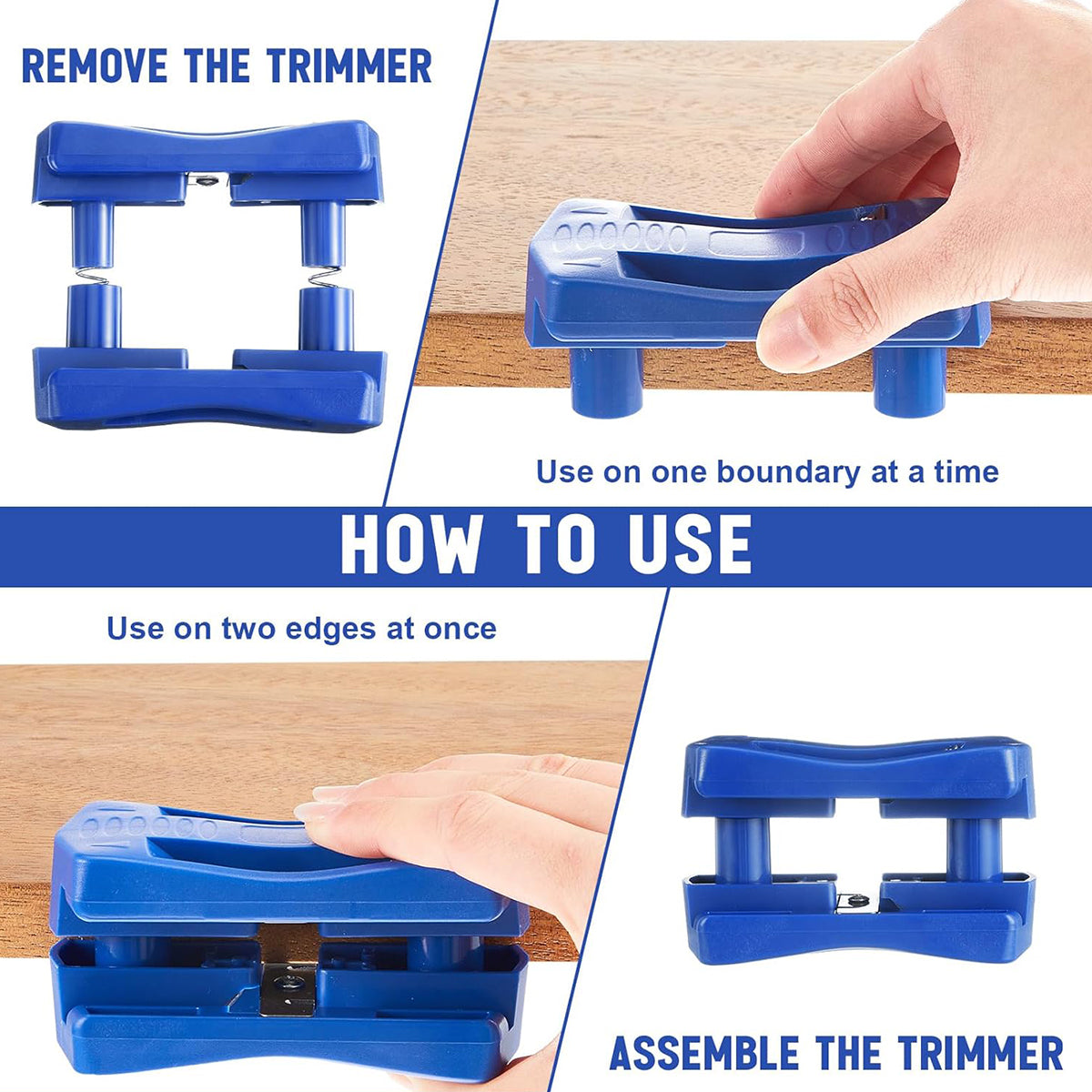 Edge Banding Trimmer, Plastic PVC Plywood Melamine Wood Band Cutter Manual Edge image 5