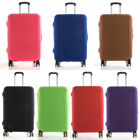 Fashion travel suitcase protective cover Luggage Protective Cover Solid Color S image 0