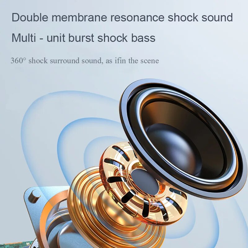 ZEALOT S61 Portable Bluetooth Speaker Double Diaphragm Wireless Subwoofer Water image 6