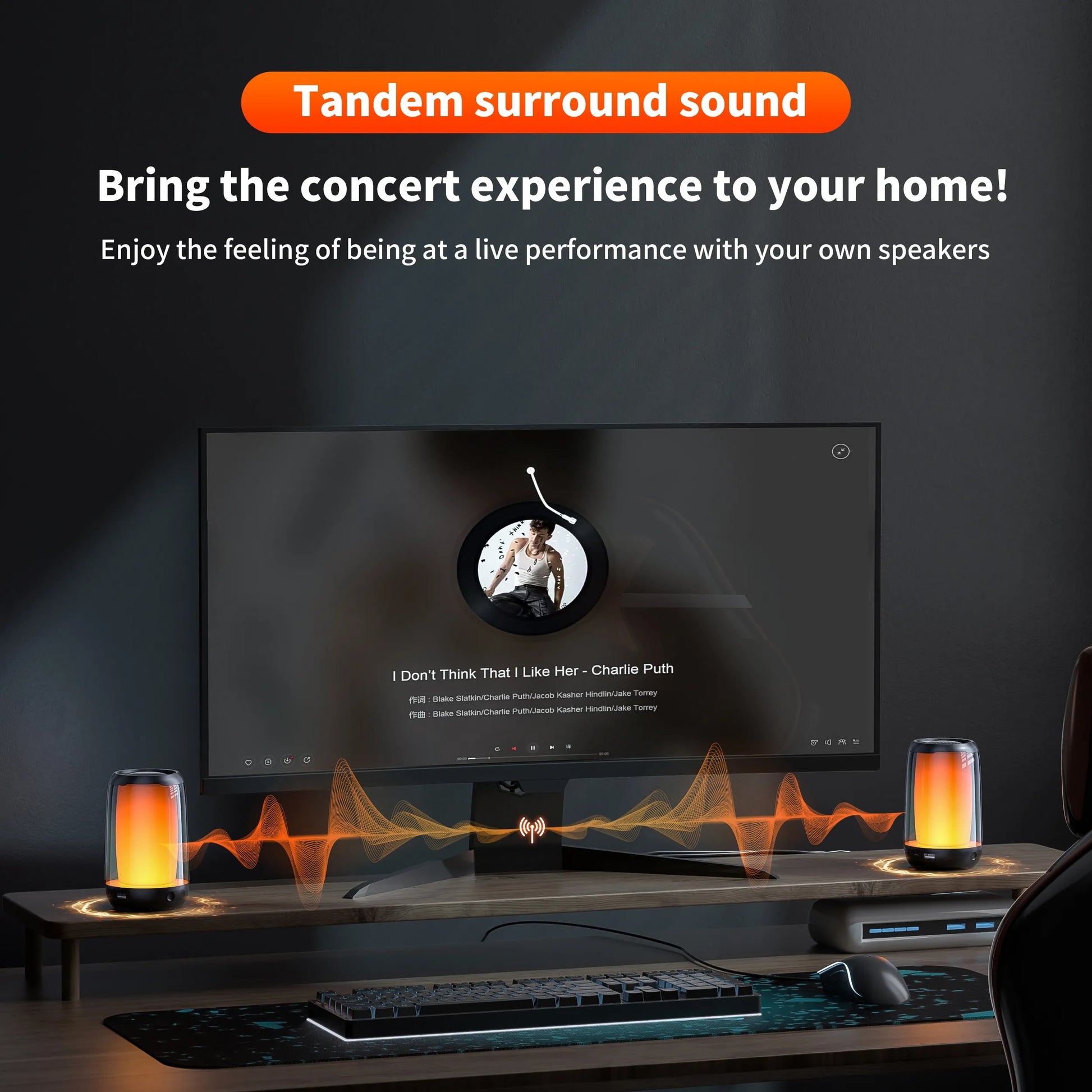 QERE Bluetooth Speaker with Hi-Res 5W Audio,Wireless HiFi Portable Speaker IPX5 image 4