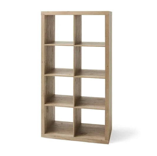 8-Cube Storage Organizer, White Texture image 0