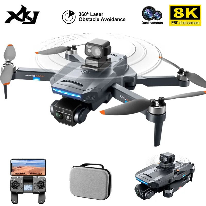 2023 New K918 MAX GPS Drone 4K Professional Obstacle Avoidance 8K DualHD Camera image 10